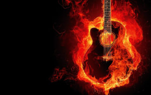 guitar-on-fire